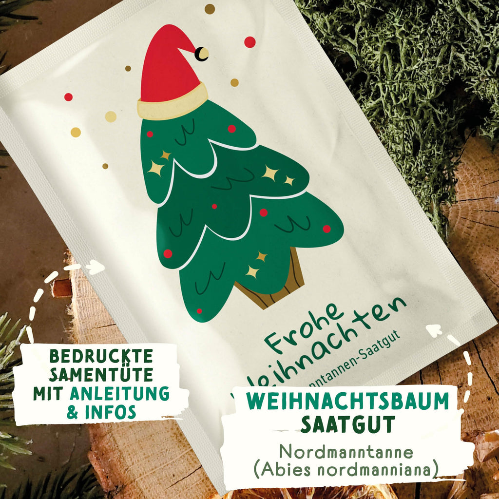Weihnachtsbaum Samentütchen als Geschenk