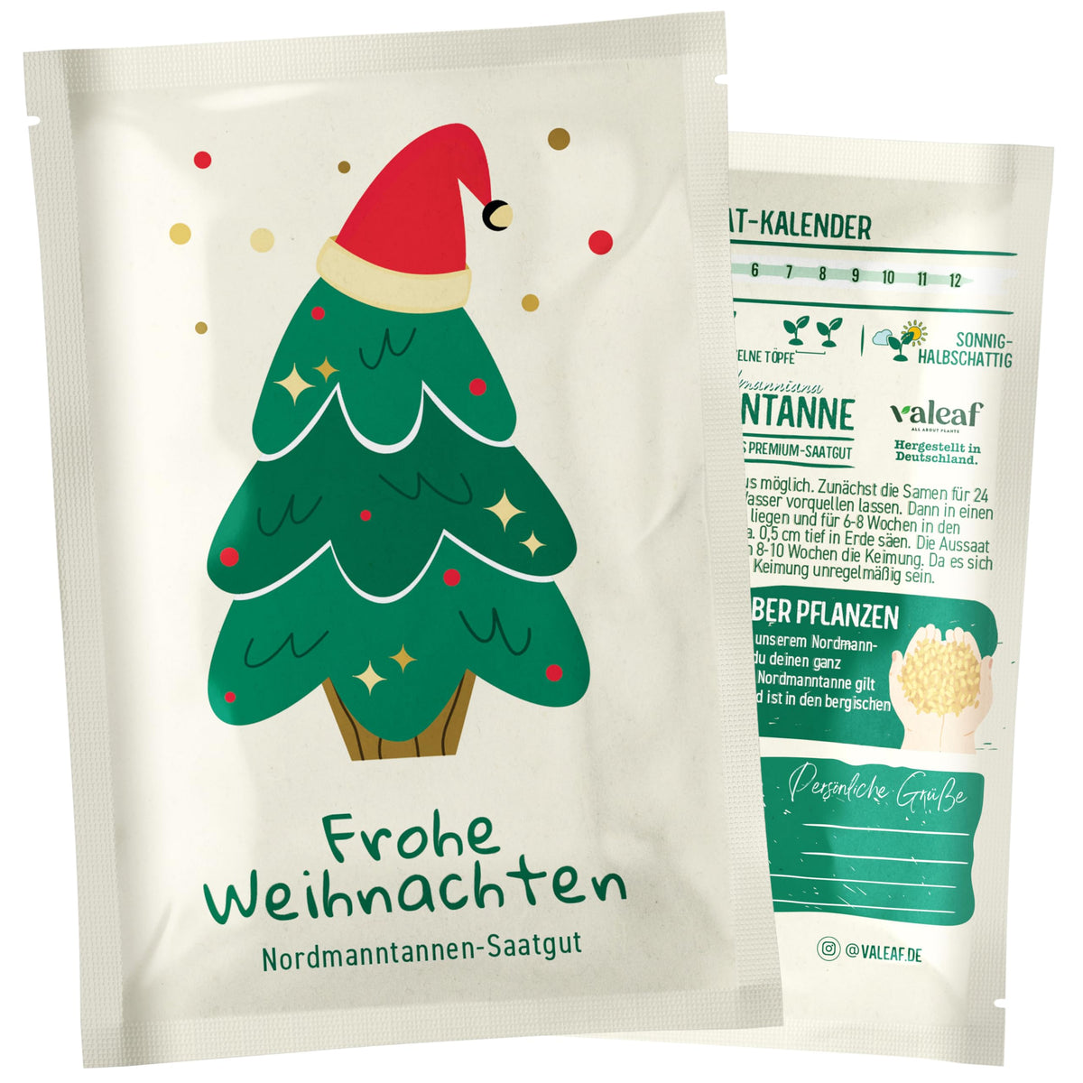 Weihnachtsbaum Samentütchen als Geschenk