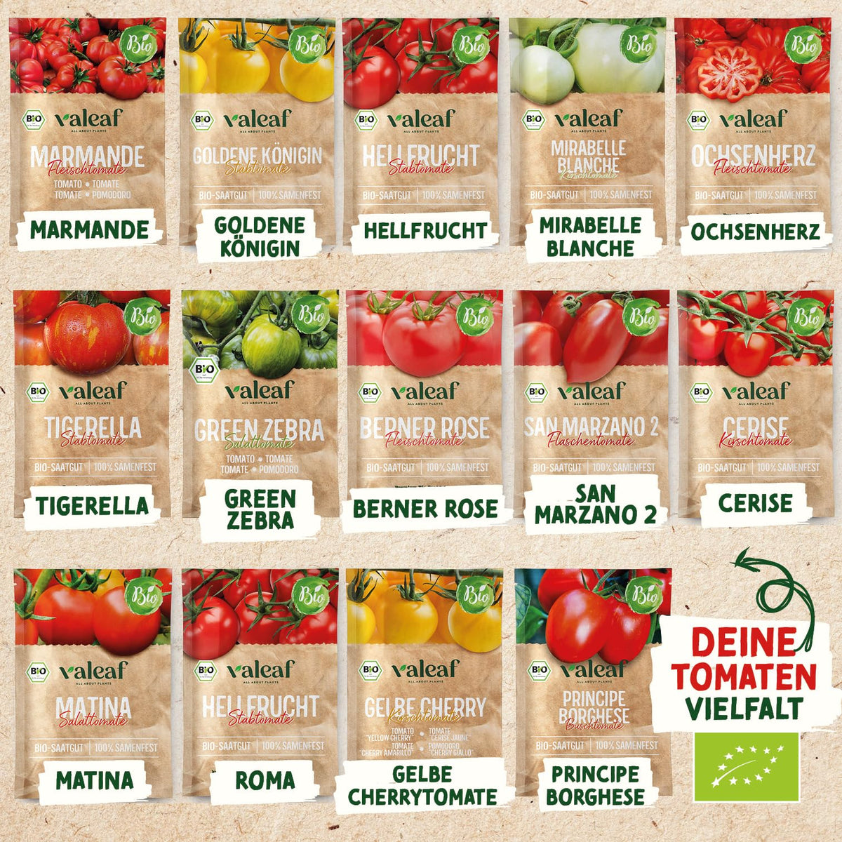 BIO Tomaten Samen Set