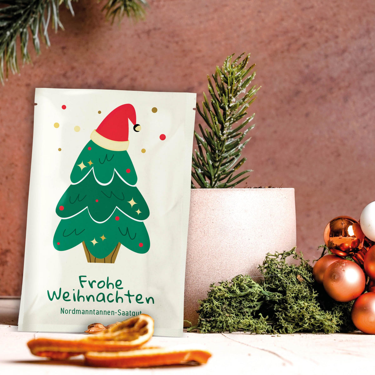 Weihnachtsbaum Samentütchen als Geschenk