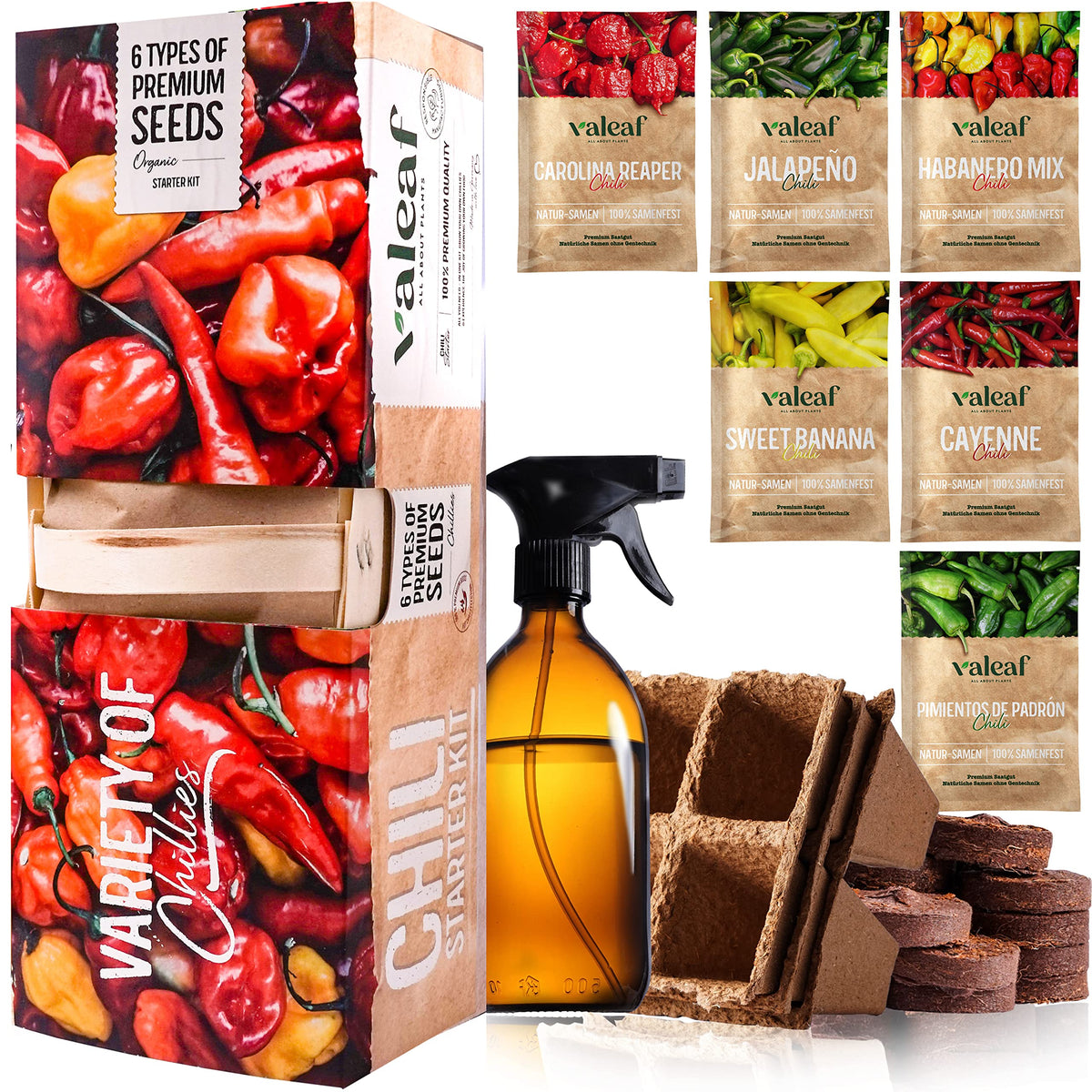 Chili Samen Set – Anzucht-Set