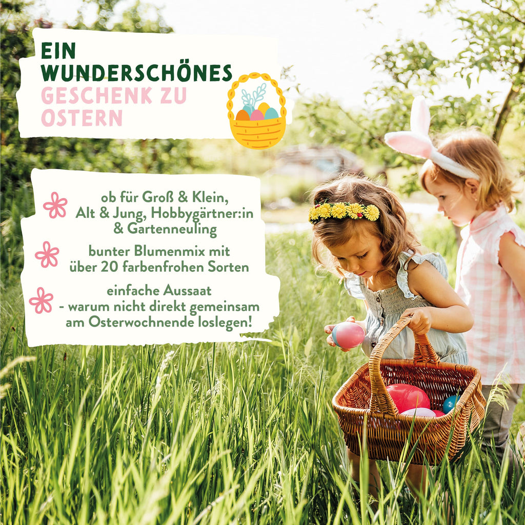 Oster-Samentütchen Wildblumenwiese