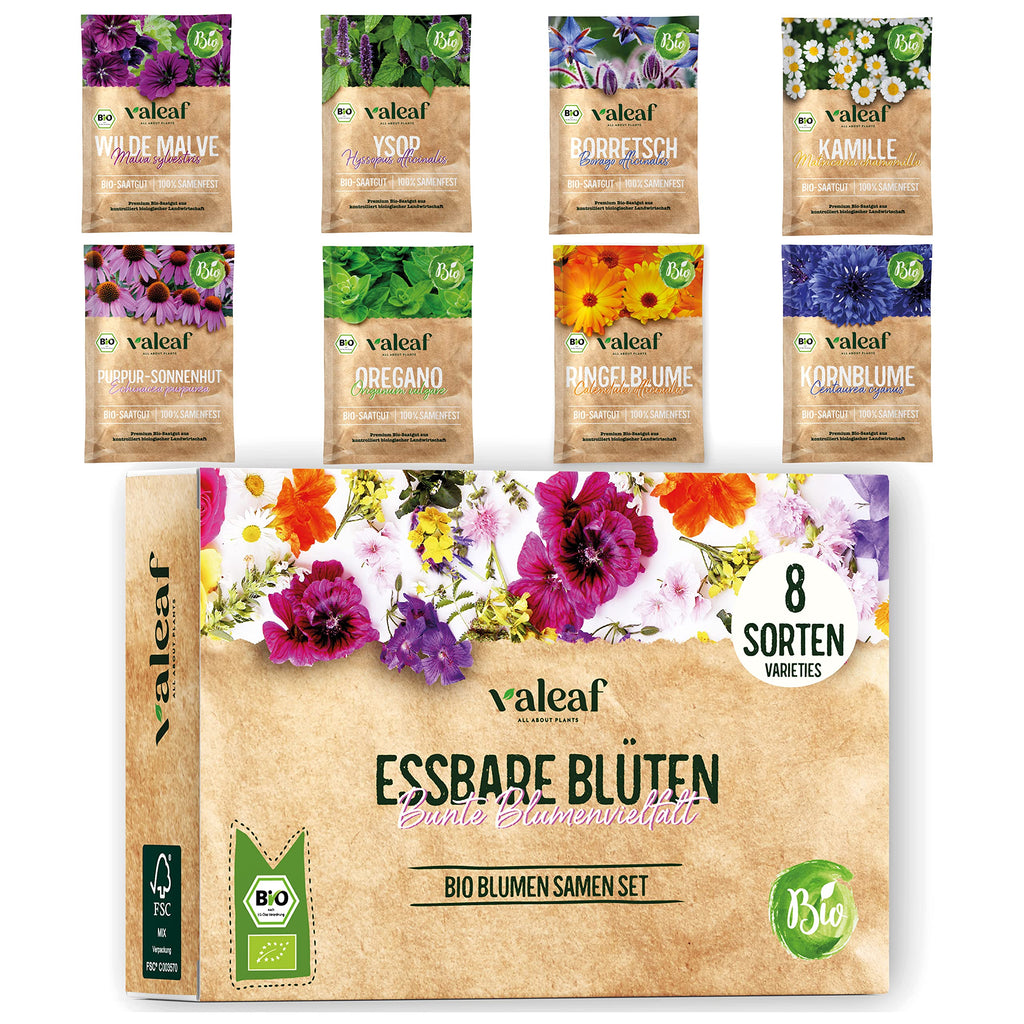 BIO Essbare Blüten Samen Set