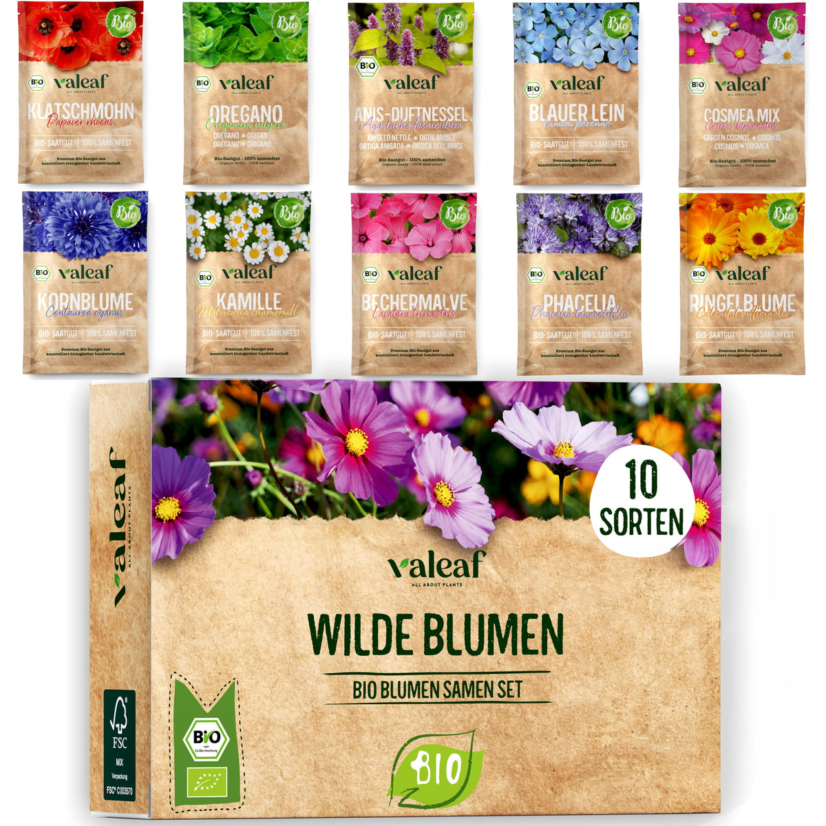 BIO Wilde Blumen Samen Set