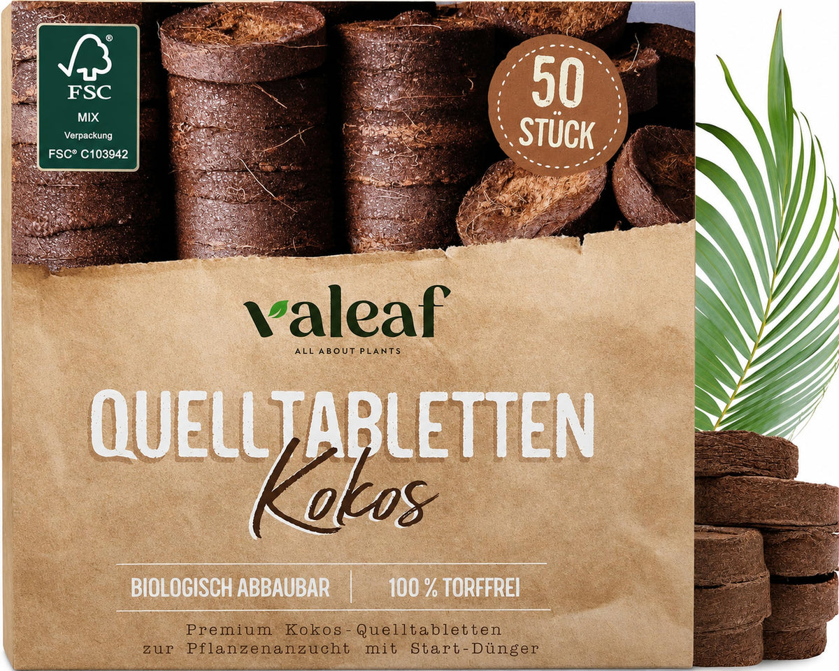 Kokos-Quelltabletten