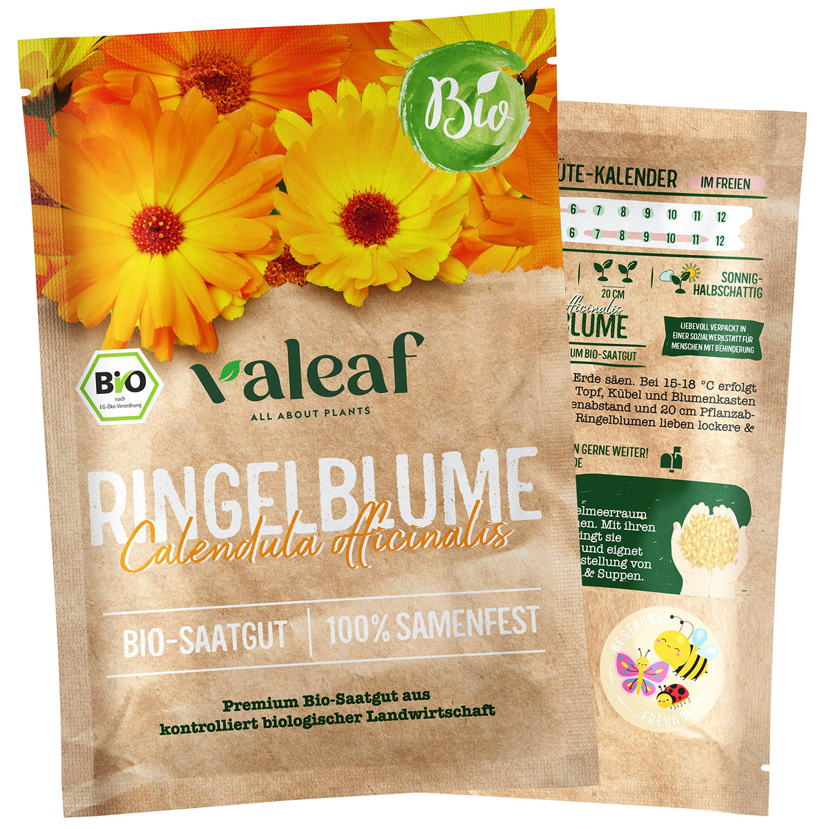 BIO Wildblumen Samen – Einzeltütchen – Ringelblume