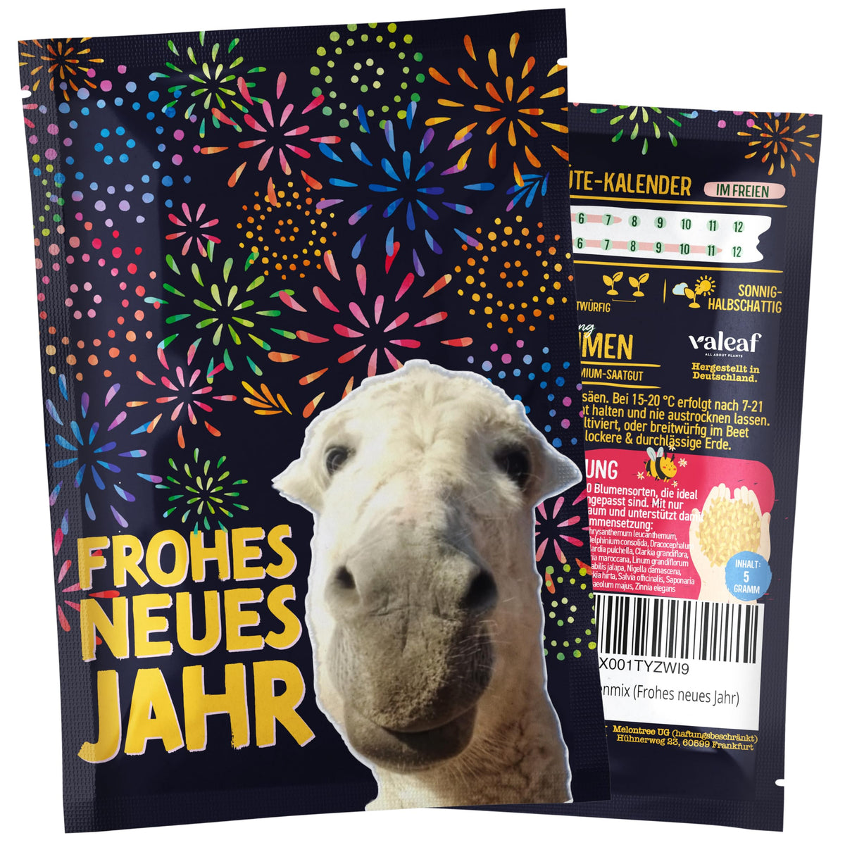 Weihnachtsbaum Samentütchen als Geschenk – Frohes neues Jahr
