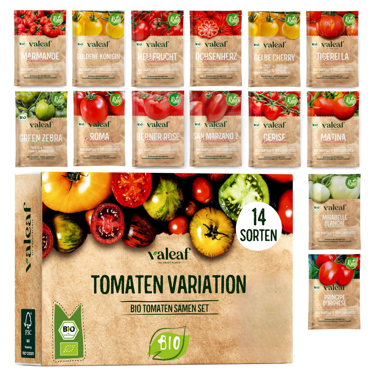 BIO Tomaten Samen Set