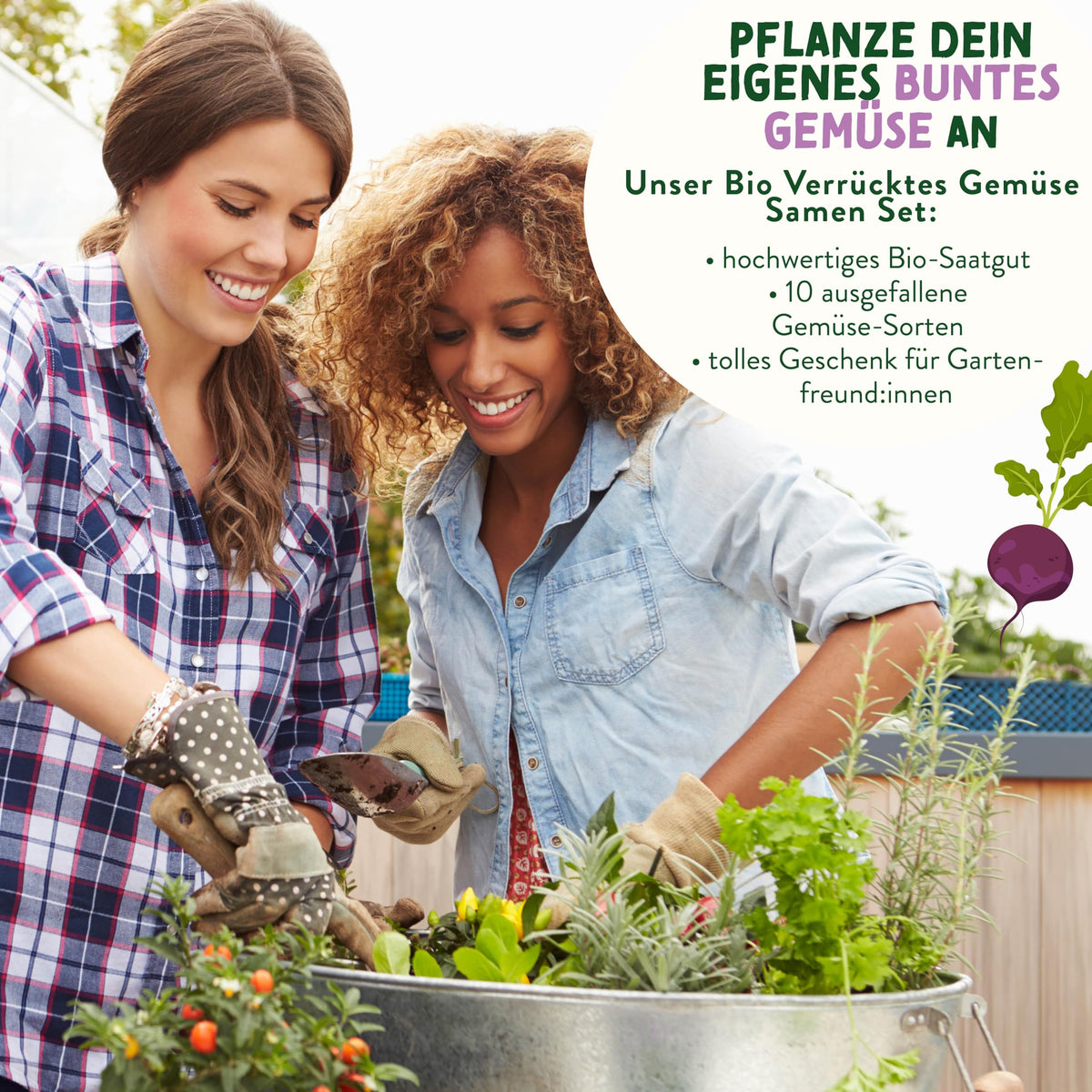 BIO Verrücktes Gemüse Samen Set