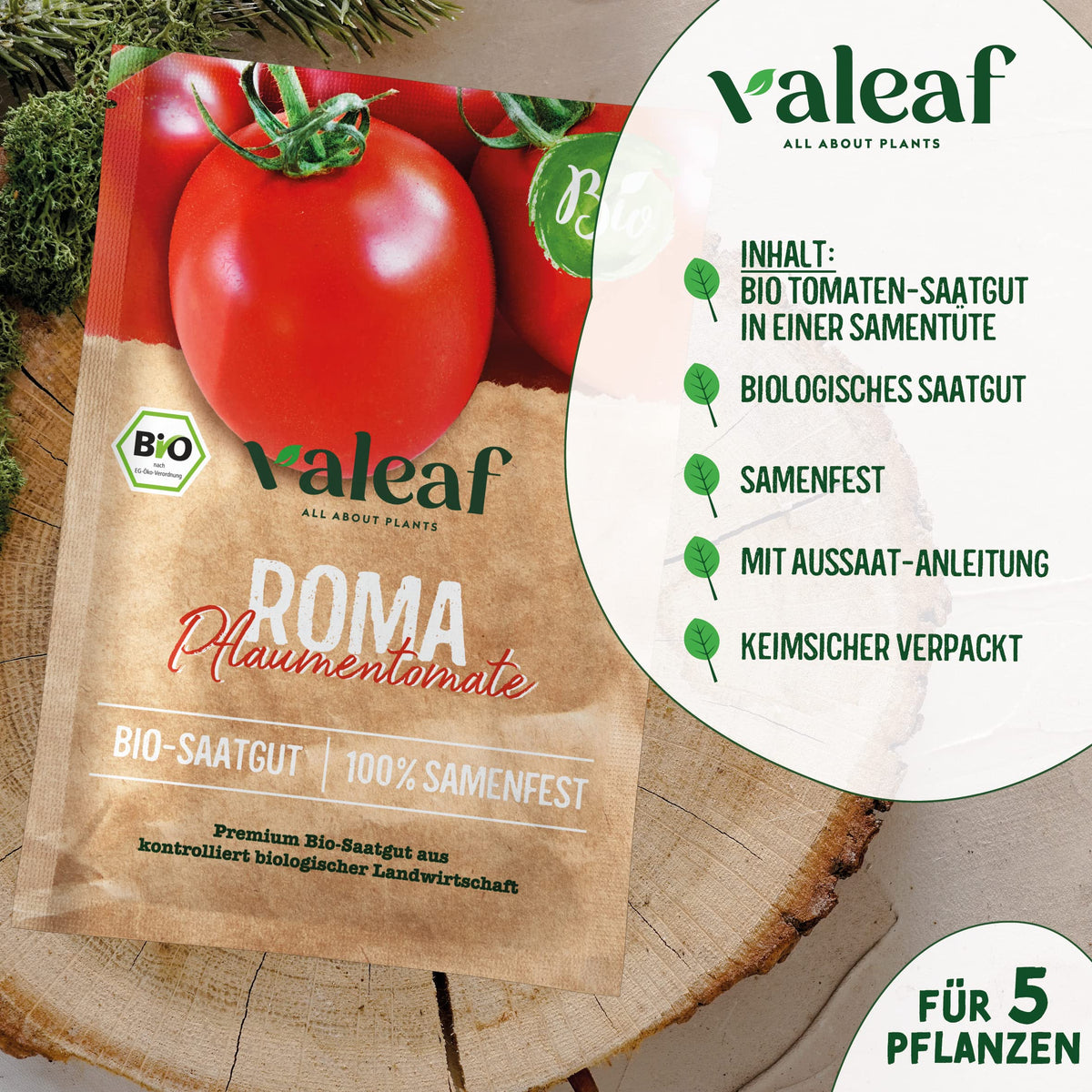 BIO Tomaten Samen – Einzeltütchen