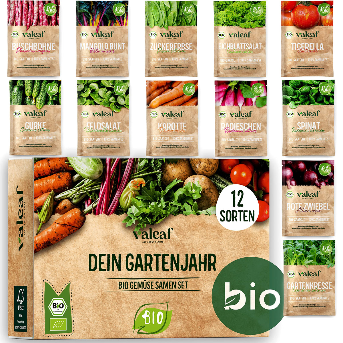 BIO Gartenjahr Samen Set