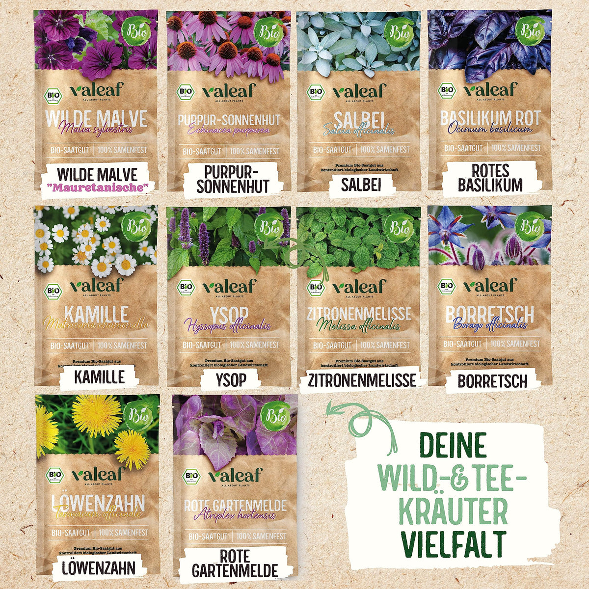 BIO Wildkräuter Samen Set