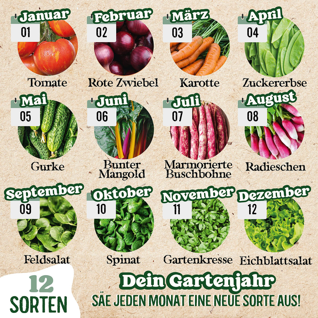 BIO Gartenjahr Samen Set