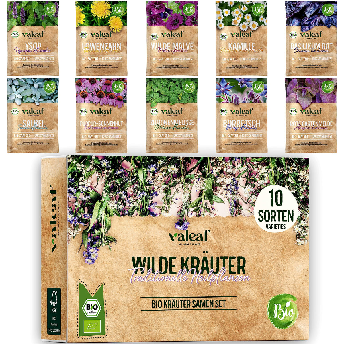 BIO Wildkräuter Samen Set